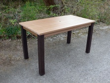 Thames Garden Table Synthetic Wood Top Recycled Plastic